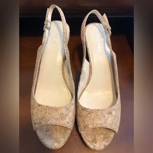 Nine West Cork Open Toed Heel